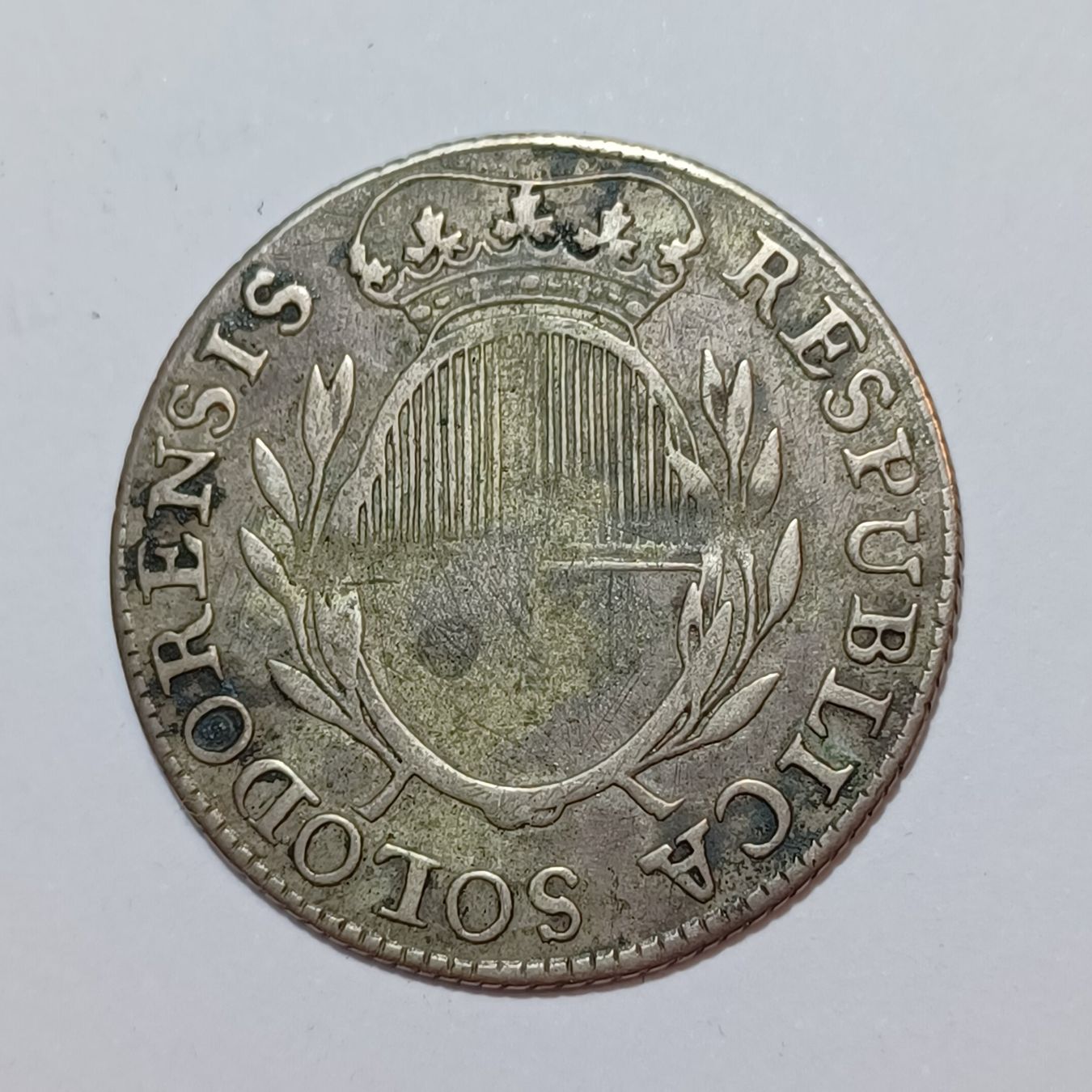 Tutti le monete: 20 Kreuzer 1795 Solothurn – Usato da Pfäffikon ZH venduto da Welt_Muenzen
