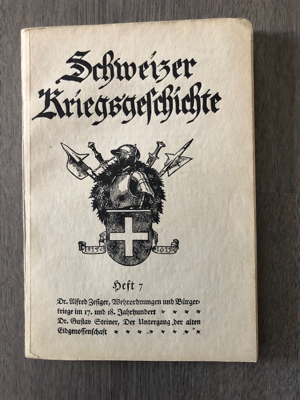 Bücher: Schweizer Kriegsgeschichte – Gebraucht aus Maienfeld von DivicoHelveticus