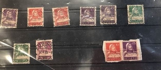 Alle Briefmarken: Tell – Gebraucht aus Wängi von Bmo