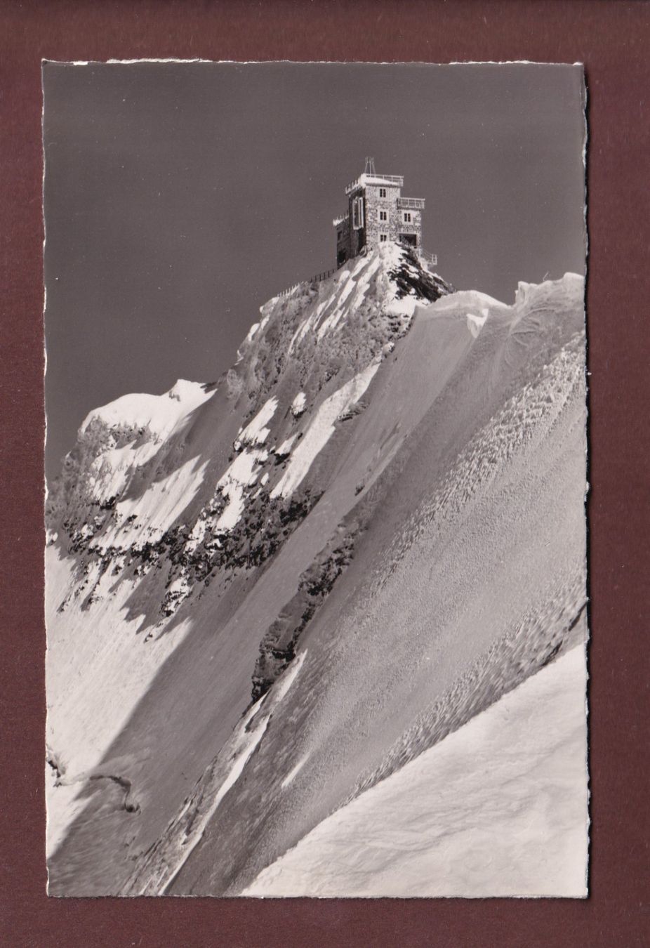 Ansichtskarten: JUNGFRAUJOCH - Observatorium – Gebraucht aus Pully von nicecards-shop