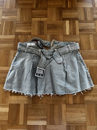 Mini Skirt with Belt, y2k coquette