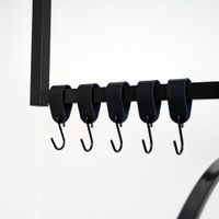 S-Haken SHAPE - 10er Set - Für Garderobenleiste SLAY