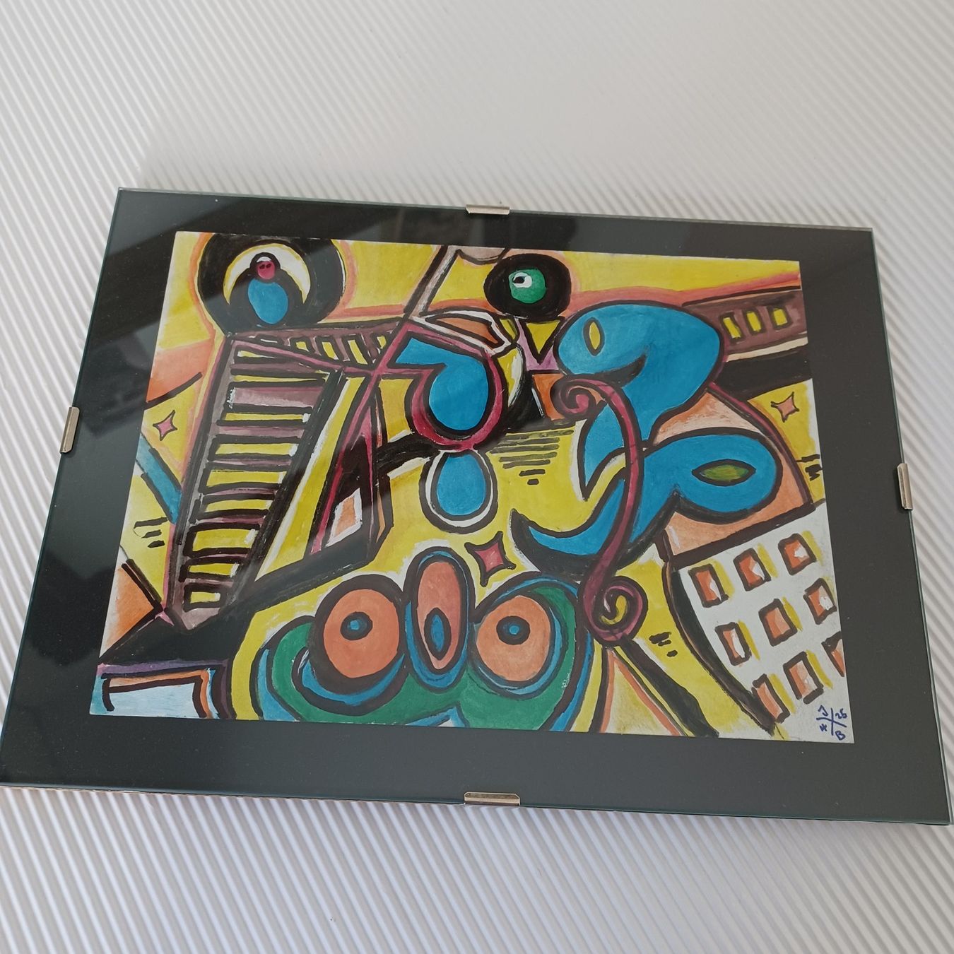 Dipinti: Bild. Acryl. Signiert. – Nuovo (secondo la descrizione) da Zürich venduto da Bellabo 1