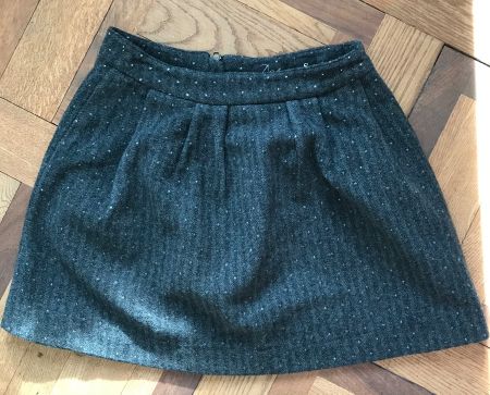 LTB Warm Polka-Dot Warm Rock / Jupe -wie Max Mara Arket COS