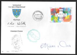 Sonderbrief Einweihung Rameleheer-Brunnen Egerkingen 1991