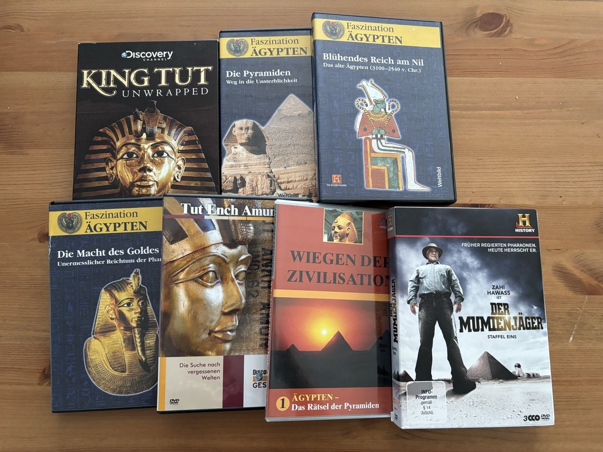 Alle DVDs: DVDs Ägypten Dokus  – Neu und originalverpackt aus Arlesheim von MR_M_B