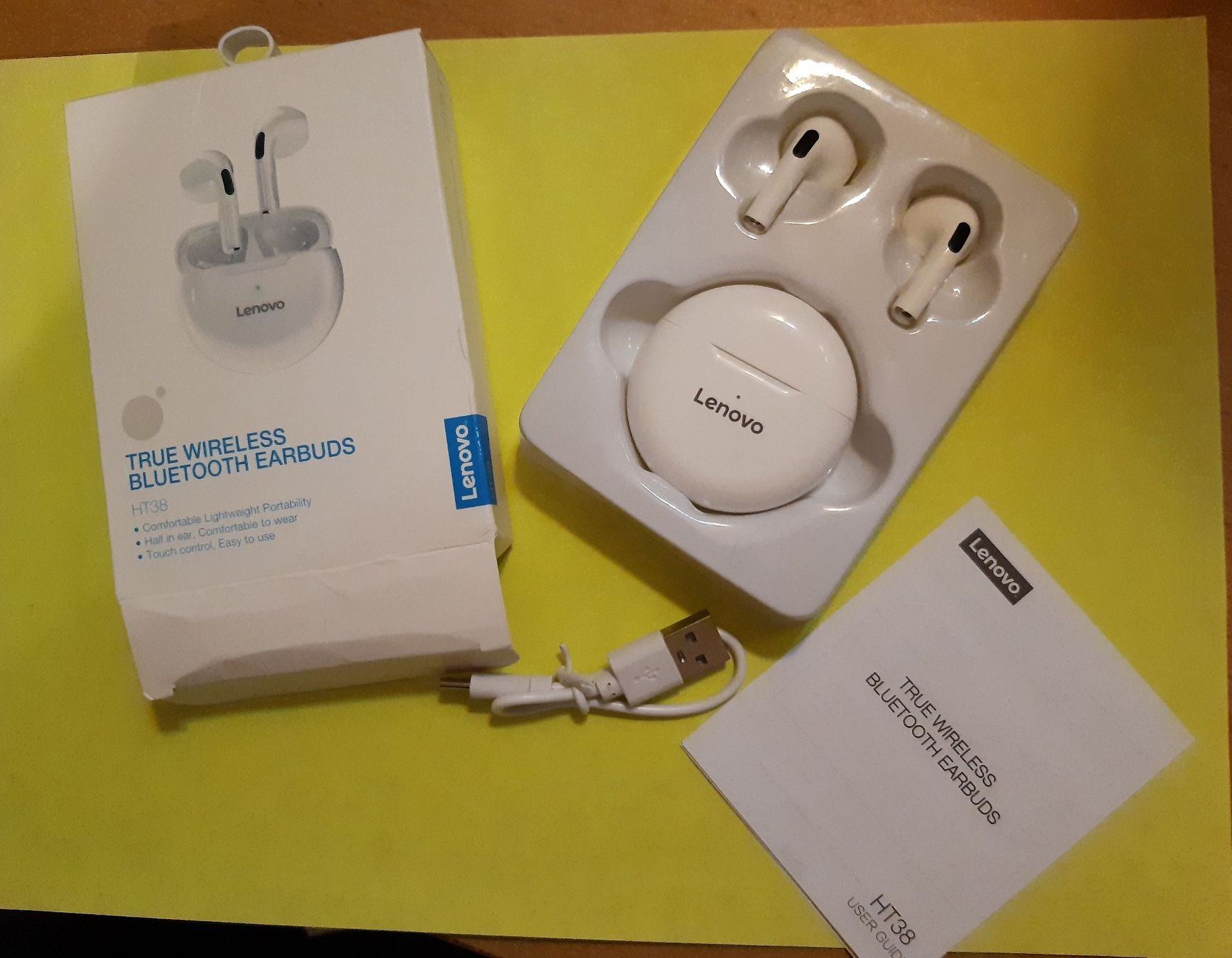 Lenovo Cuffie: Lenovo HT38 Bluetooth EARBUDS Neu – Nuovo e nell'imballaggio originale da St. Margarethen TG venduto da ursk10 3