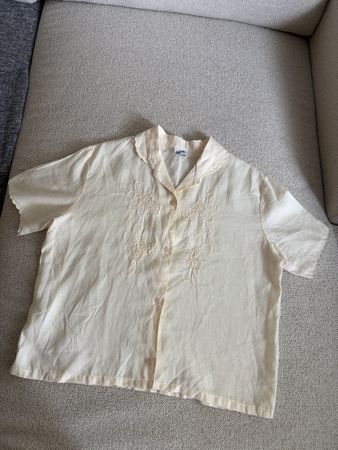 VINTAGE ORIENTAL EMBROIDERED BLOUSE 