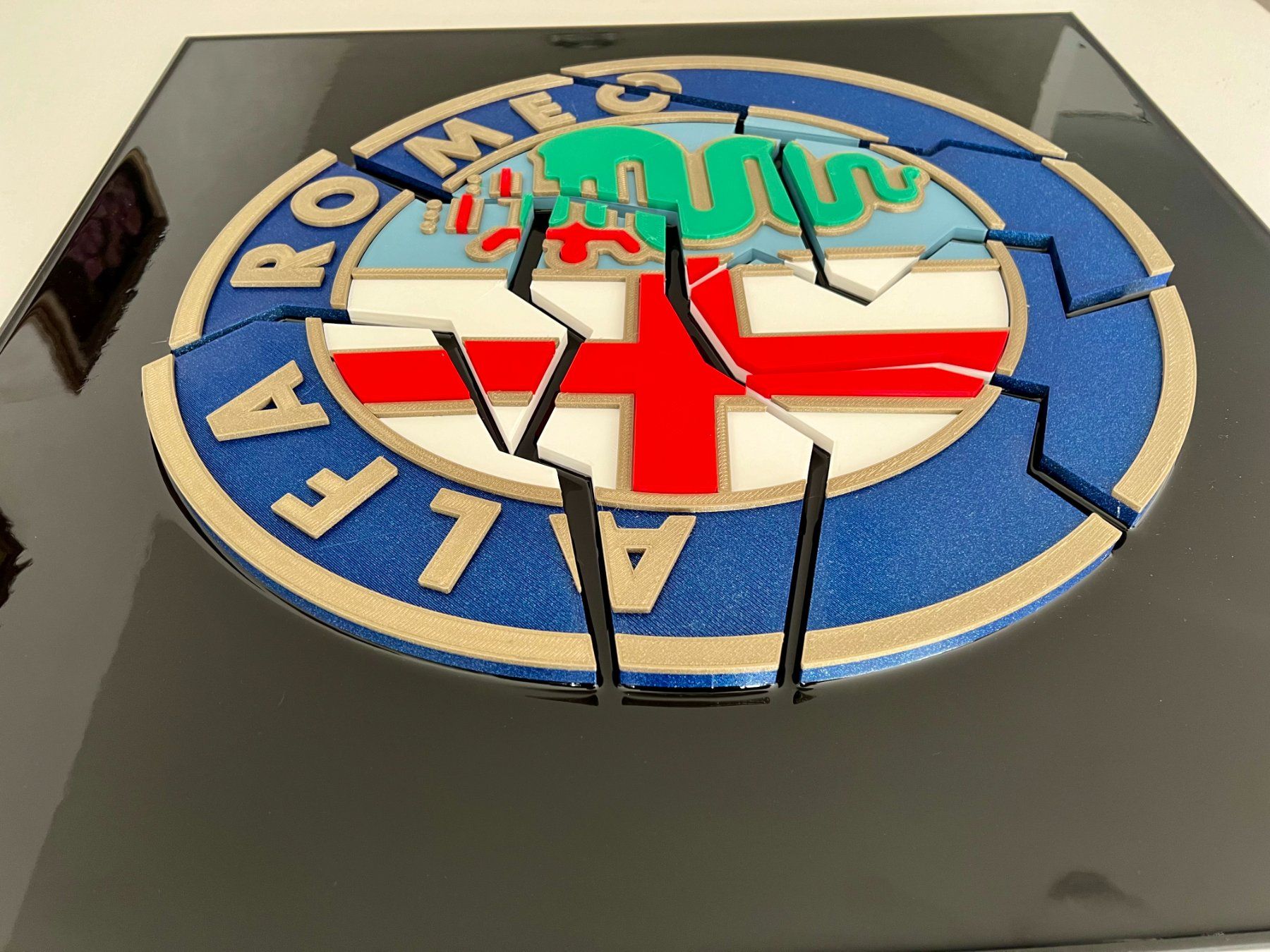 Dipinti: ALFA ROMEO CRASH 3D print artwork - Ltd.04/49 + Certificate – Nuovo e nell'imballaggio originale da Le Mont-sur-Lausanne venduto da luxurylover 3