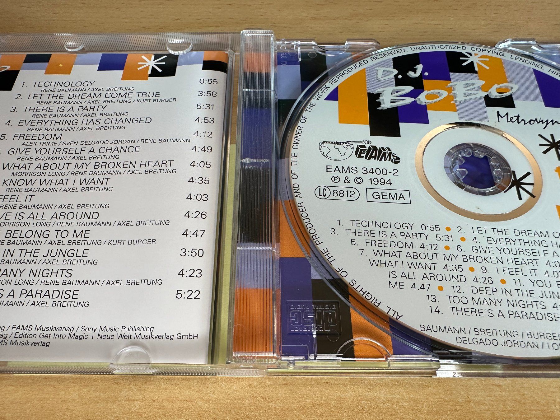 CDs: D.J. BoBo – There Is A Party – Gebraucht aus Rikon im Tösstal von Alpenmutz 2