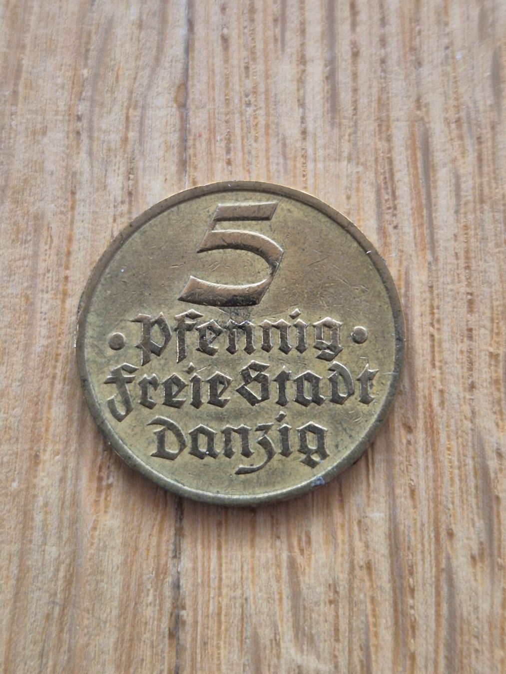 Tutti le monete: Danzig - 5 Pfennig 1932 Top-Stück! – Usato da Mels venduto da Goldenfalcon 1