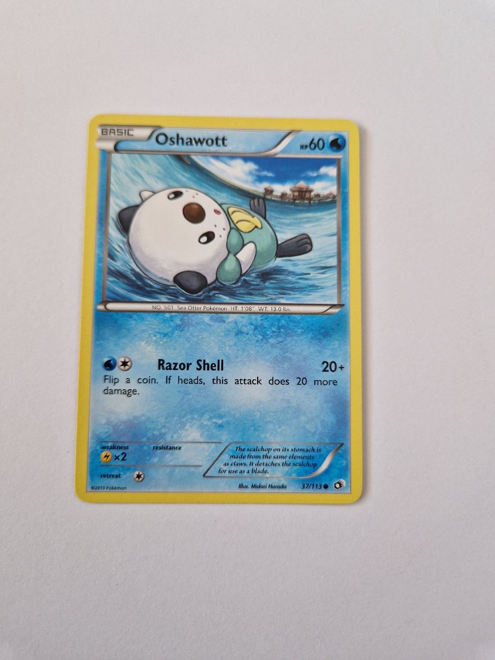 Pokémon Sammelbilder & Trading cards: Oshawott - Legendary Treasures - EN  – Gebraucht aus Romont FR von raj_sjv9