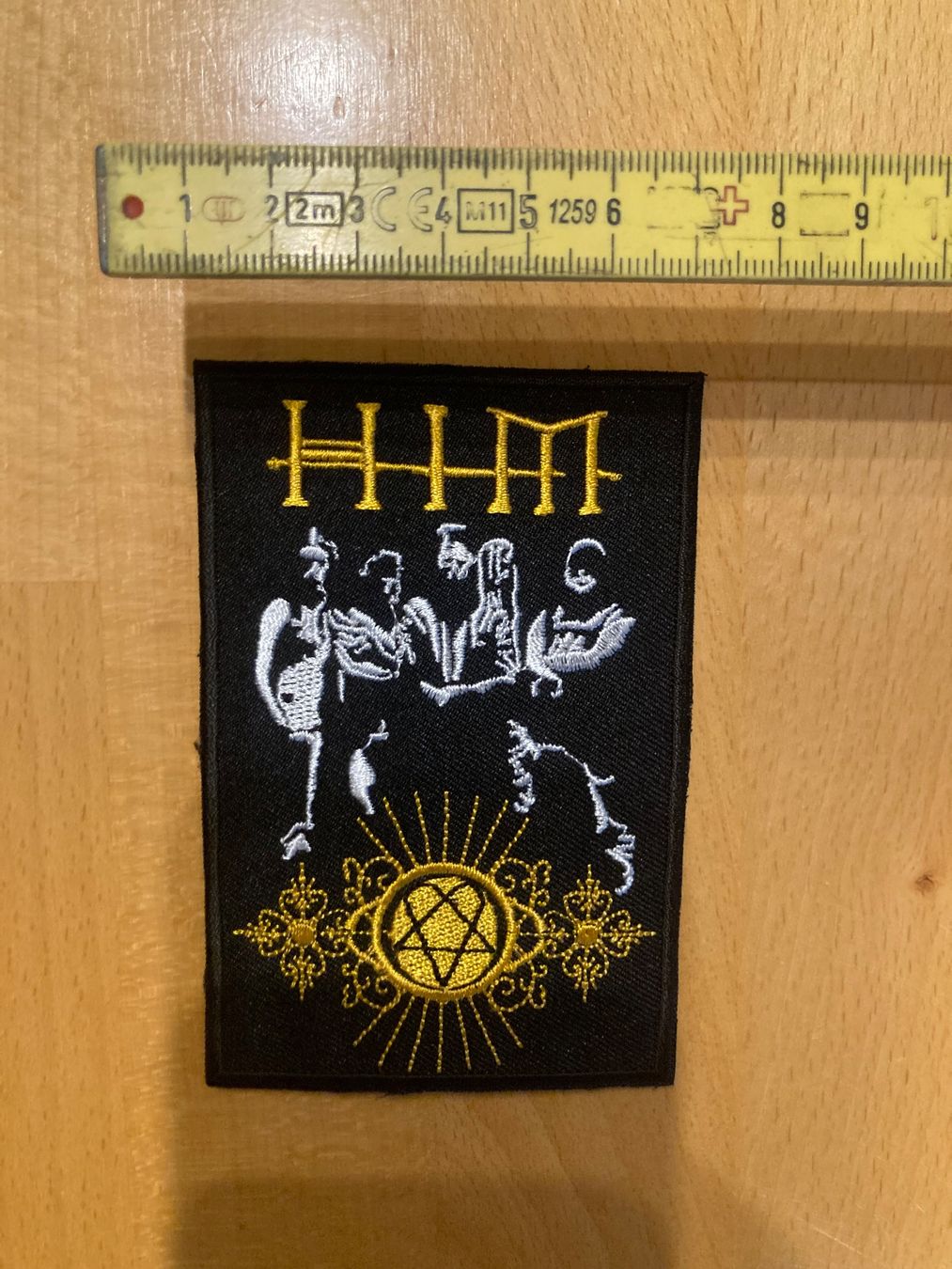 Patches: HIM Patch Sticker Aufnäher Metal Rock Band 2 – Neu (gemäss Beschreibung) aus Horn von abutre72
