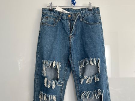 Jeans Destroyed Look Gr L Neu