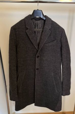 Mantel Mango Grau Wool Blend M