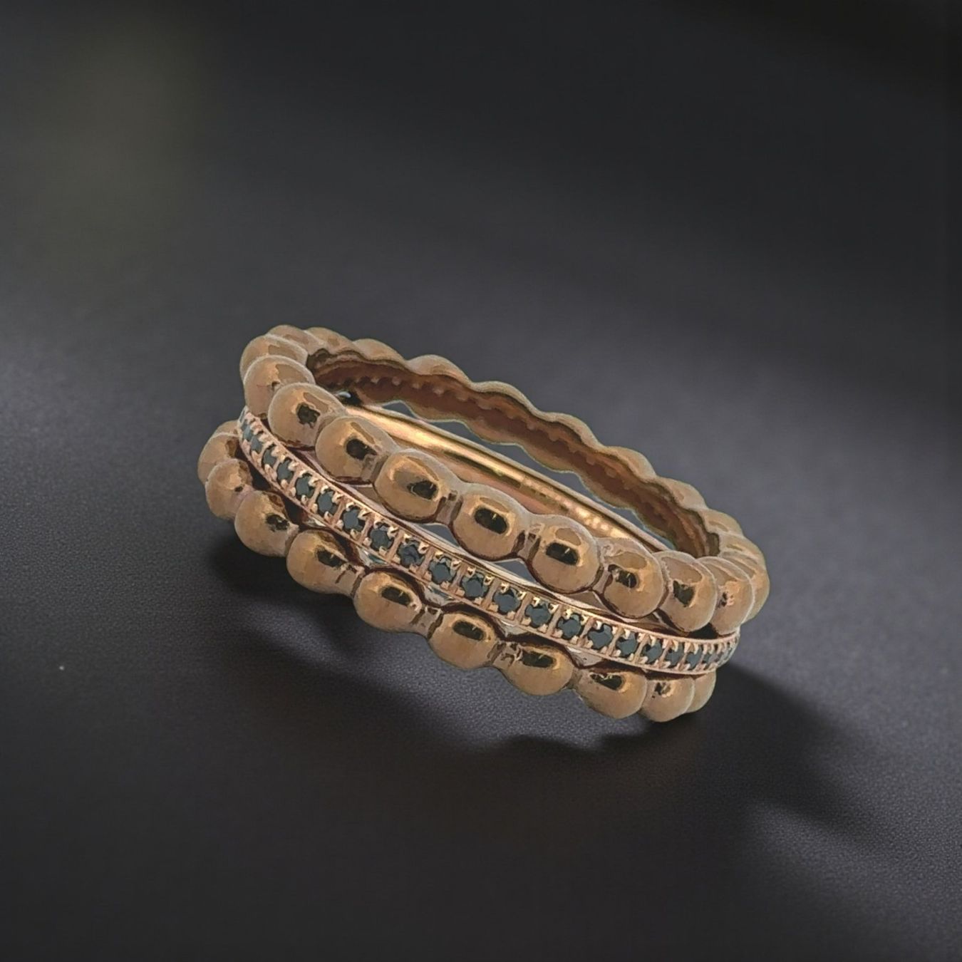 Olga Ribler Ringe: Ring-Set aus 3 Ringen – Edelstahl –Grösse 62 – Neu (gemäss Beschreibung) aus Luzern von Schmuckoutlet 7