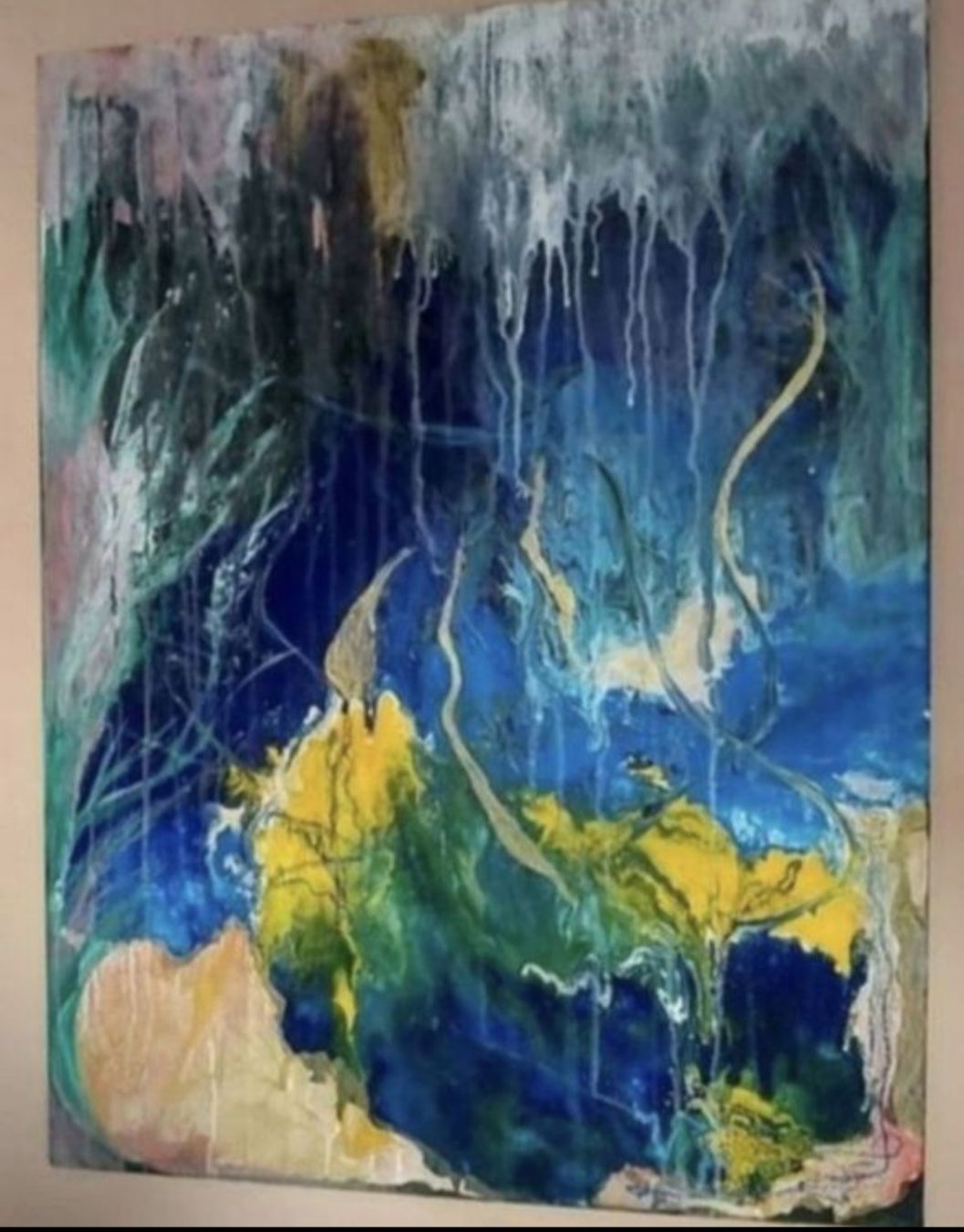 Gemälde: Gemälde " Eintauchen Unterwasser" handmade 60×80 – Neu (gemäss Beschreibung) aus Riehen von Steinbock1970 2