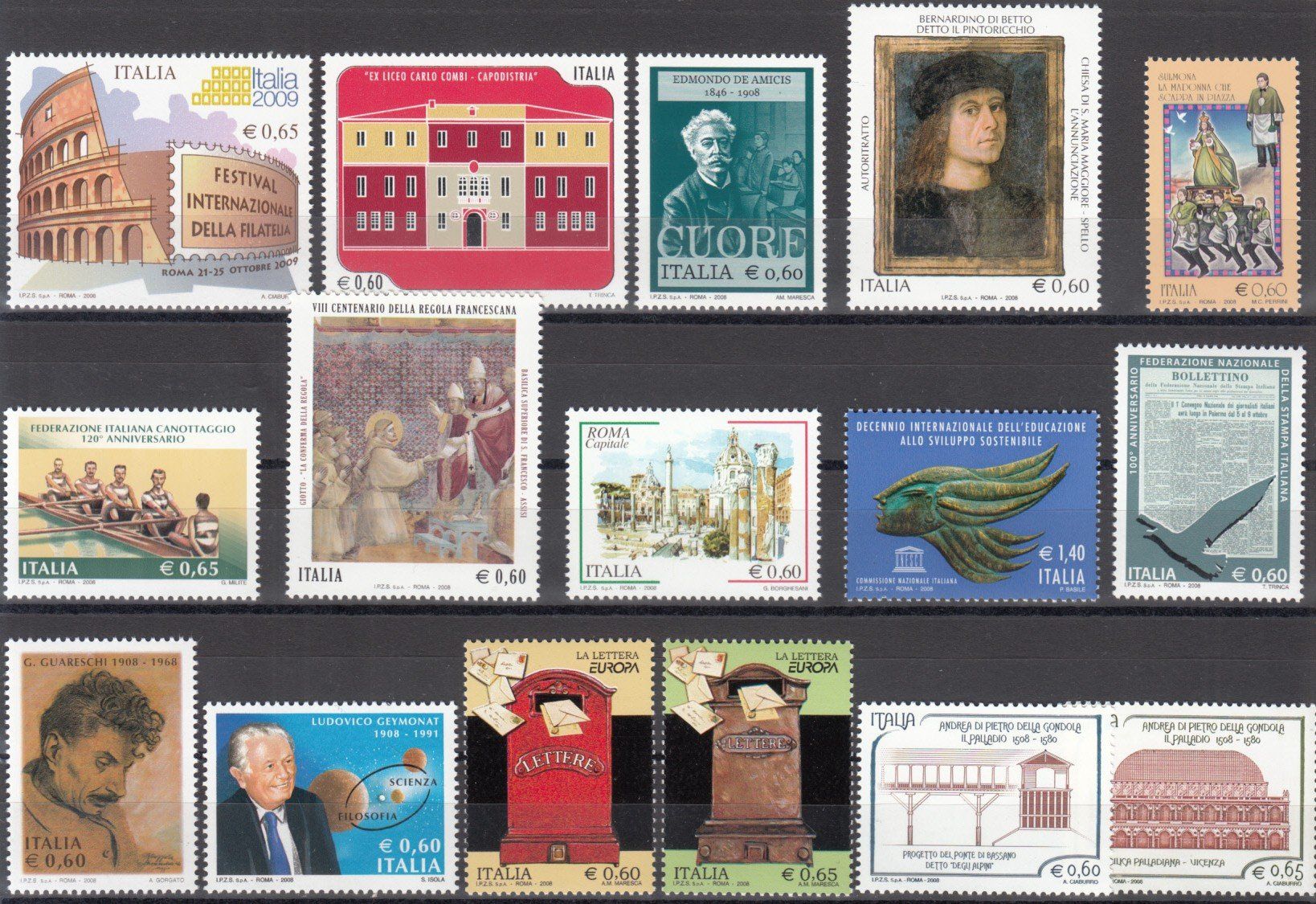 Tutti i francobolli: Italien 2008 postfrisch – Usato da Bürglen TG venduto da StampGraf 2