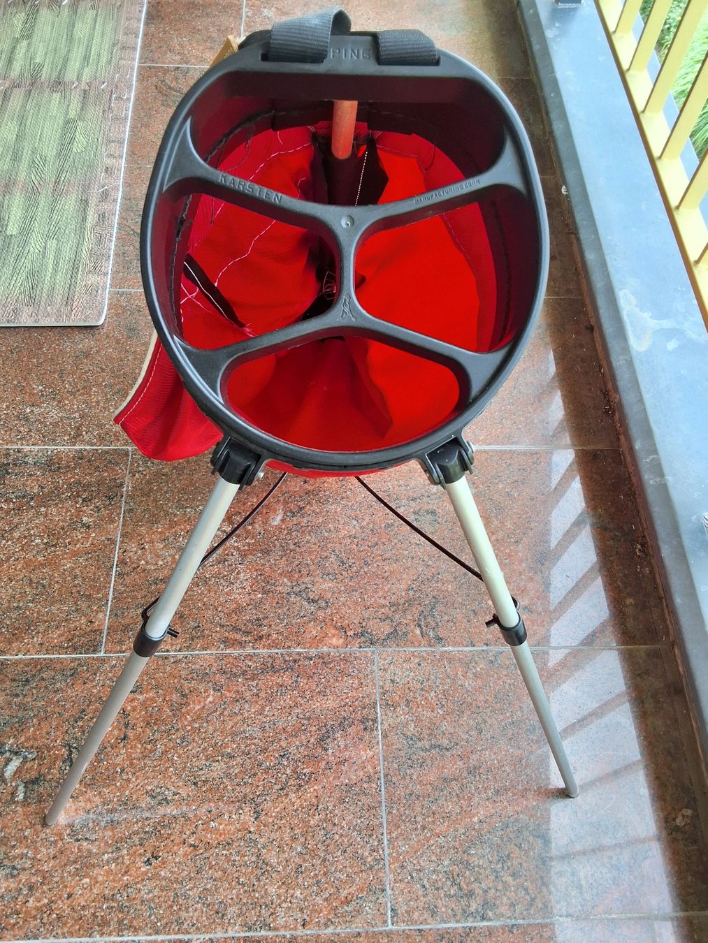 Borse: Golf Bag PING Rot Standtasche gut erhalten – Usato da Auw venduto da Hagnau 5