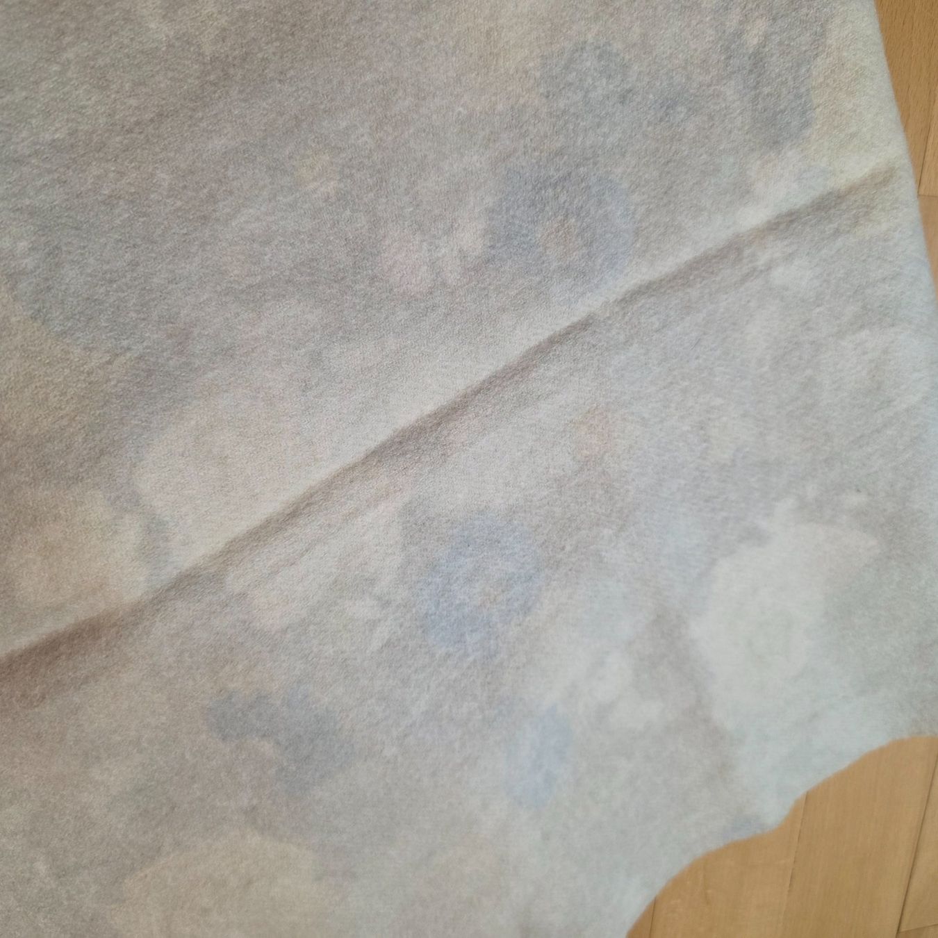 Foulard & Sciarpe: Vintage LAMBSWOLL Schal grau hellblau – Usato da Wald ZH venduto da CapLux 1