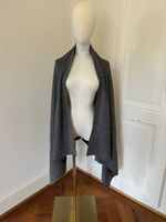 Zara Grey Poncho Style Wrap, Soft & Warm