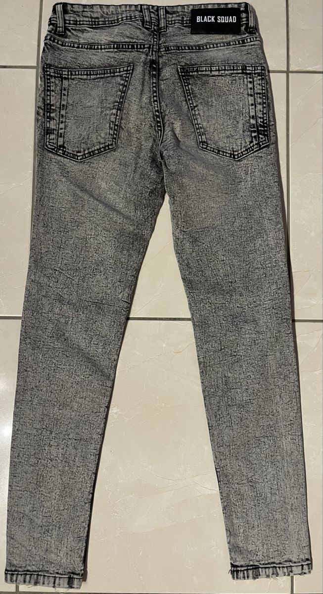 Jeans: Black Squad Destroyed Jeans, Gr. M, Vintage Look – Usato da Winterthur venduto da honghanh 1