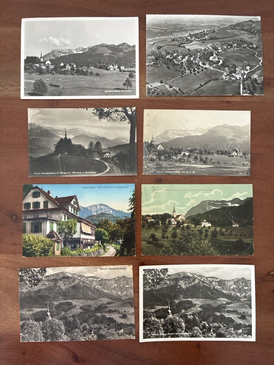 Cartes postales: 16 Ansichtskarten Schweiz von Schwarzenberg LU – D'occasion à Oftringen par Cla.vD.74