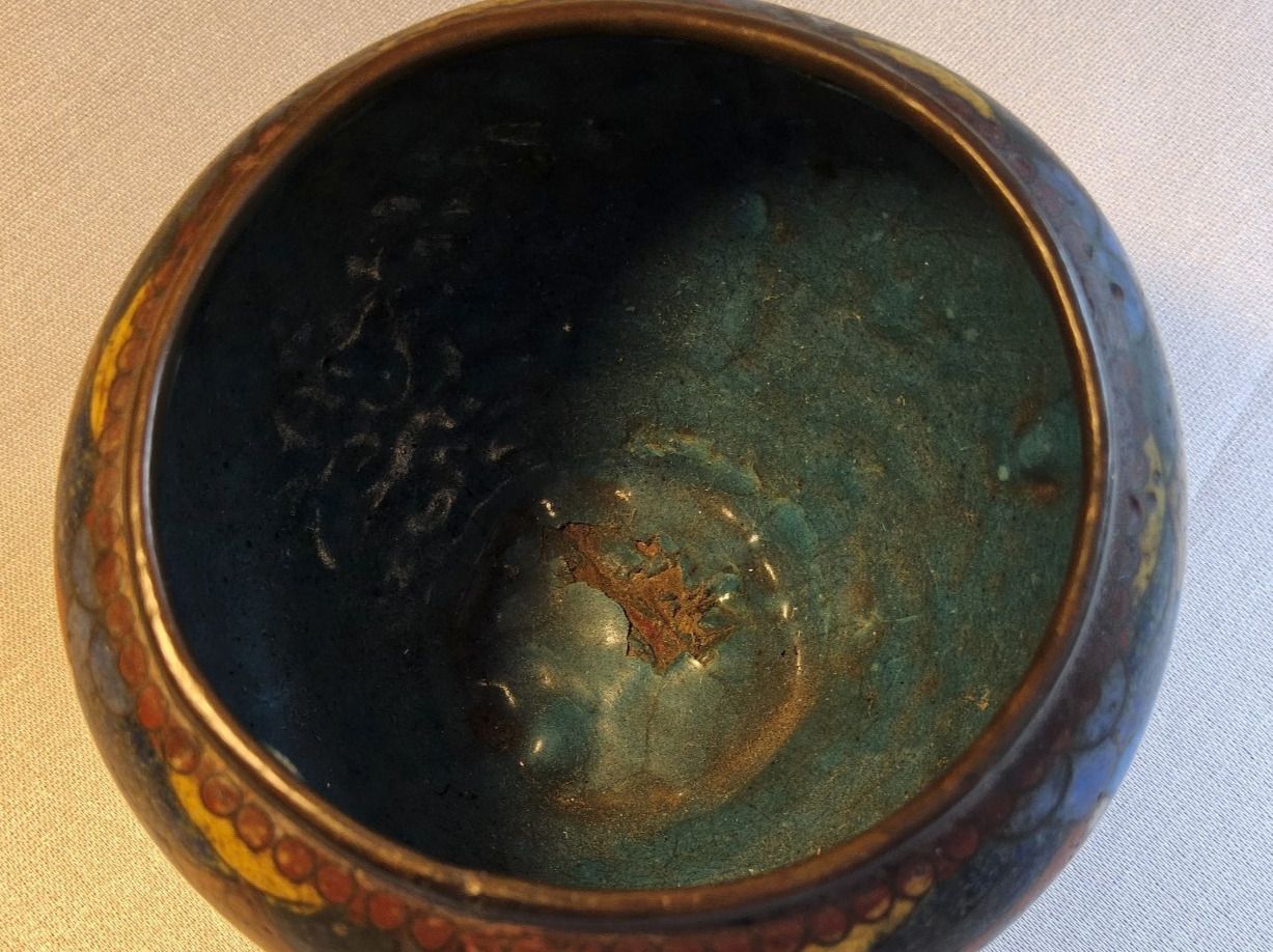 Schalen: Antike Cloisonnée Schale CHINA 18Jhd. – Gebraucht aus Zürich von helsan 2