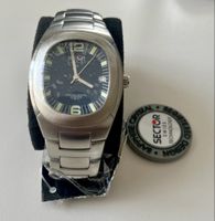 Elegante Sector Herrenuhr mit Saphirglas, ungetragen!