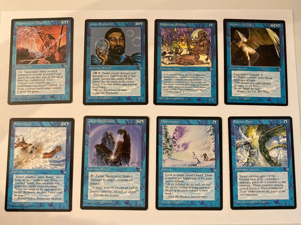 Ice Age Blue (Counterspell, Hydroblast, Brainstorm) Kaufen auf Ricardo