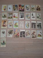 29 gelaufene Vintage Osterkarten (ca. 1940/1950)