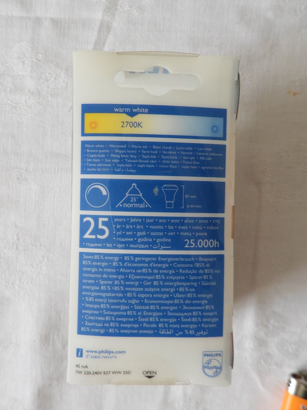 Philips Lampade: Philips LED Glühbirne Dimmbar 7W – Nuovo e nell'imballaggio originale da Tavannes venduto da jimananas 1