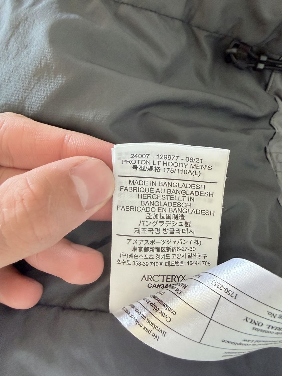Arcteryx Vestes: Arc’teryx Proton LT – D'occasion à Villars-sur-Glâne par Darius._ 4
