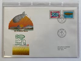 FDC Grossbrief Sonderflug 50 Jahre Glückskette 1996 ET