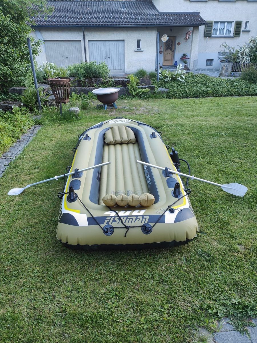 Boote: Gummiboot Fishman 400 (4 Plätze) – Gebraucht aus Langnau i. E. von julia1608 2