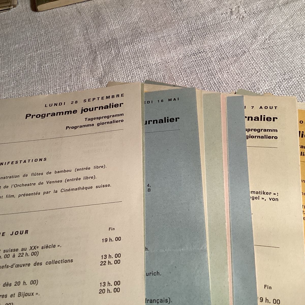 Documenti: Expo 1964 (1plan de circulation)+ 150 programmes journaliers – Usato da Luc (Ayent) venduto da Rebouille 1