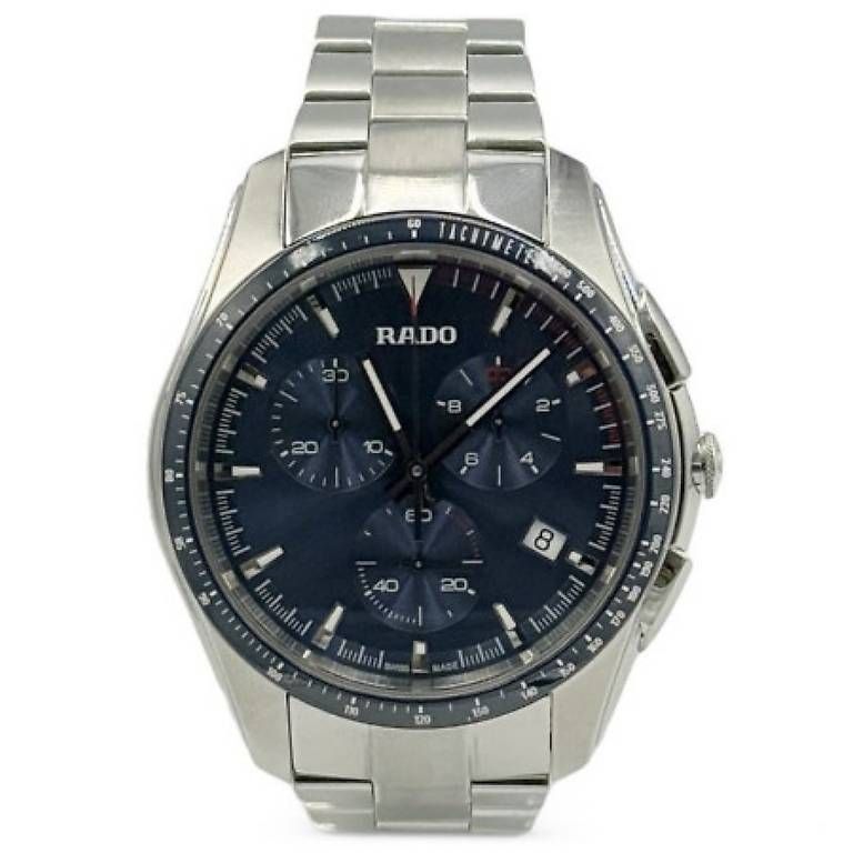 Montres: Montre Rado HyperChrome Chronograph Bleu  – D'occasion à Genève par Mana1205