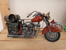 Modellmotorrad Vintage  Blechmodell   Retro-Stil