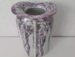Vintage Handgefertigte Miniatur Vase Keramik 11 cm