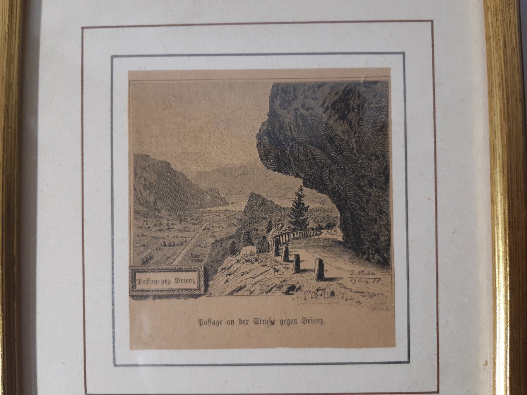 Grafica & Litografie: Litho 2 Stück Kandersteg und Brienz – Usato da Grindelwald venduto da carro5 4
