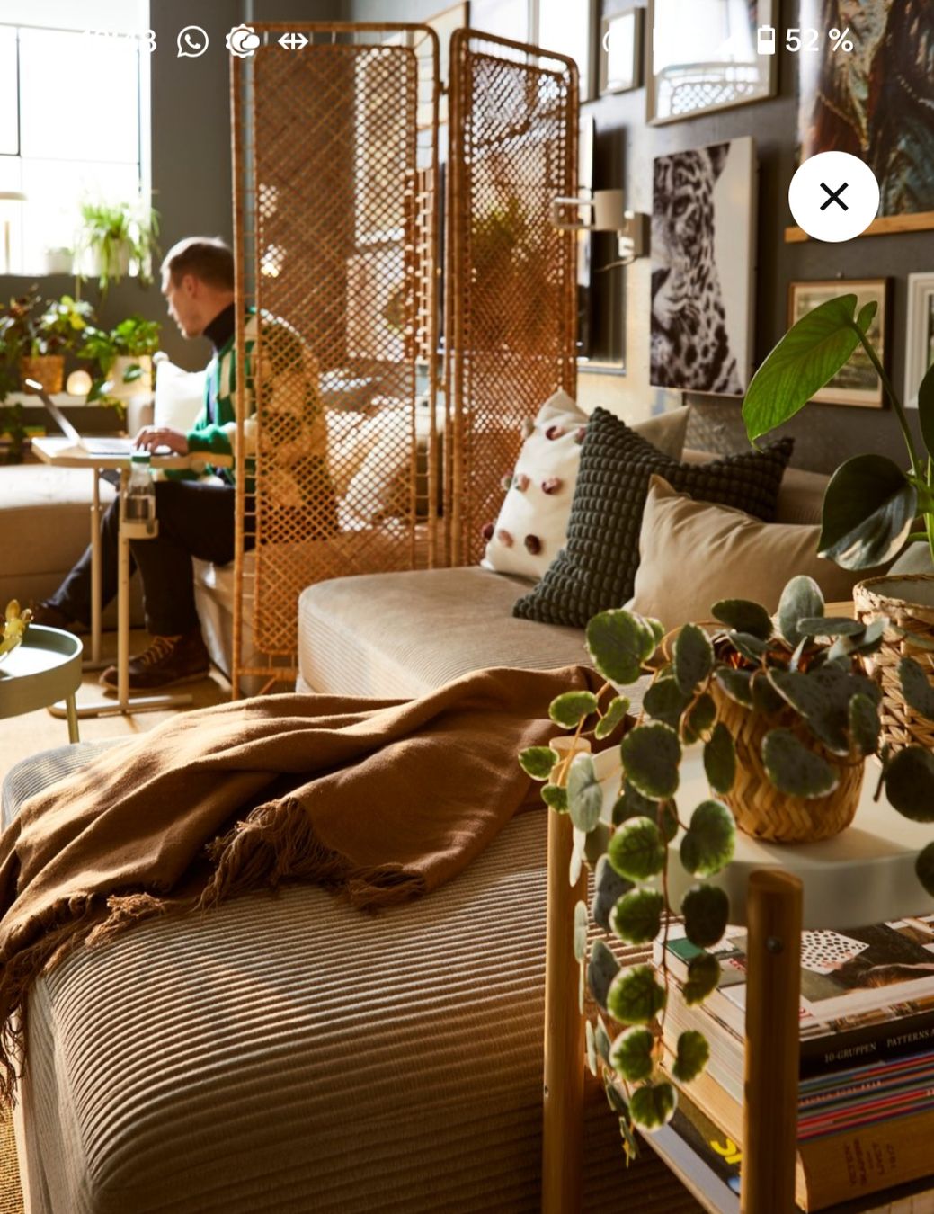 Ikea Paraventi: Paravent fait main, en rotin – Nuovo (secondo la descrizione) da Fribourg venduto da MathiiR 5