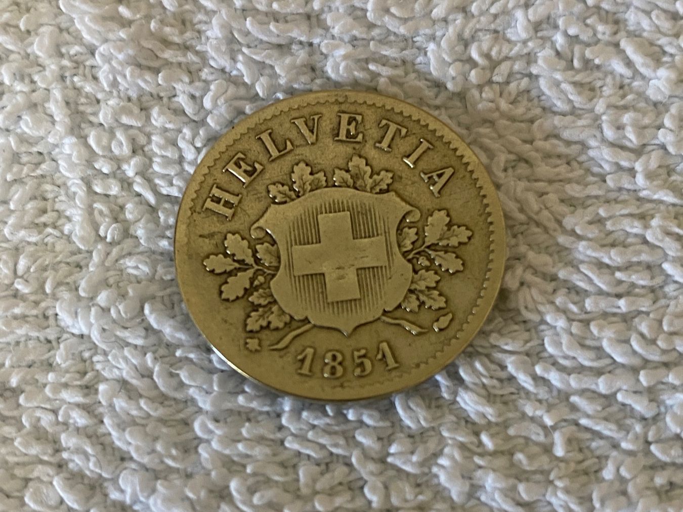 Alle Münzen: 10 centimes/Rappen 1851 BB – Gebraucht aus Nyon von Ilmi09