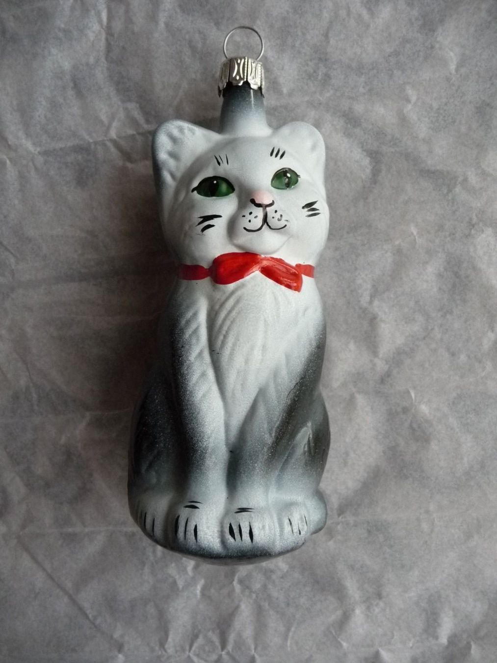 Tutte le decorazioni: Katze Christbaumschmuck, aus Lauscha – Nuovo e nell'imballaggio originale da Alpnach Dorf venduto da marvo