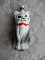 Katze Christbaumschmuck, aus Lauscha