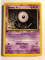 Unown U 1st (uncommon) Neo Discovery - MINT - ab 1.-