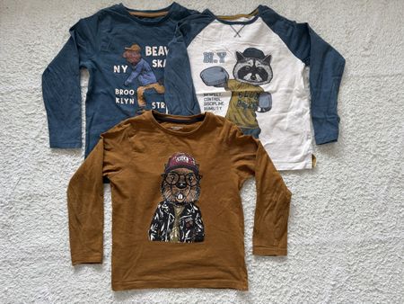 Langarmshirts, Gr. 128