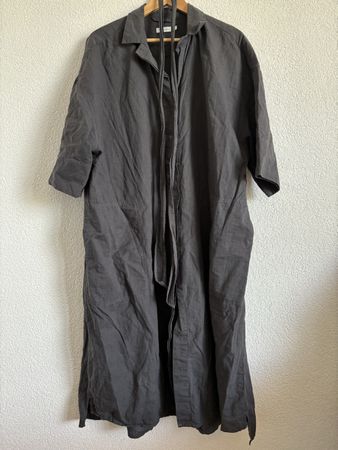Hessnatur Sommer Kleid/Mantel aus Leinen & Baumwolle, Gr. M