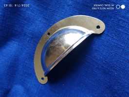 antik Möbelgriff Schublade Alu Muschel 7.5 x 3.5 x 2 cm
