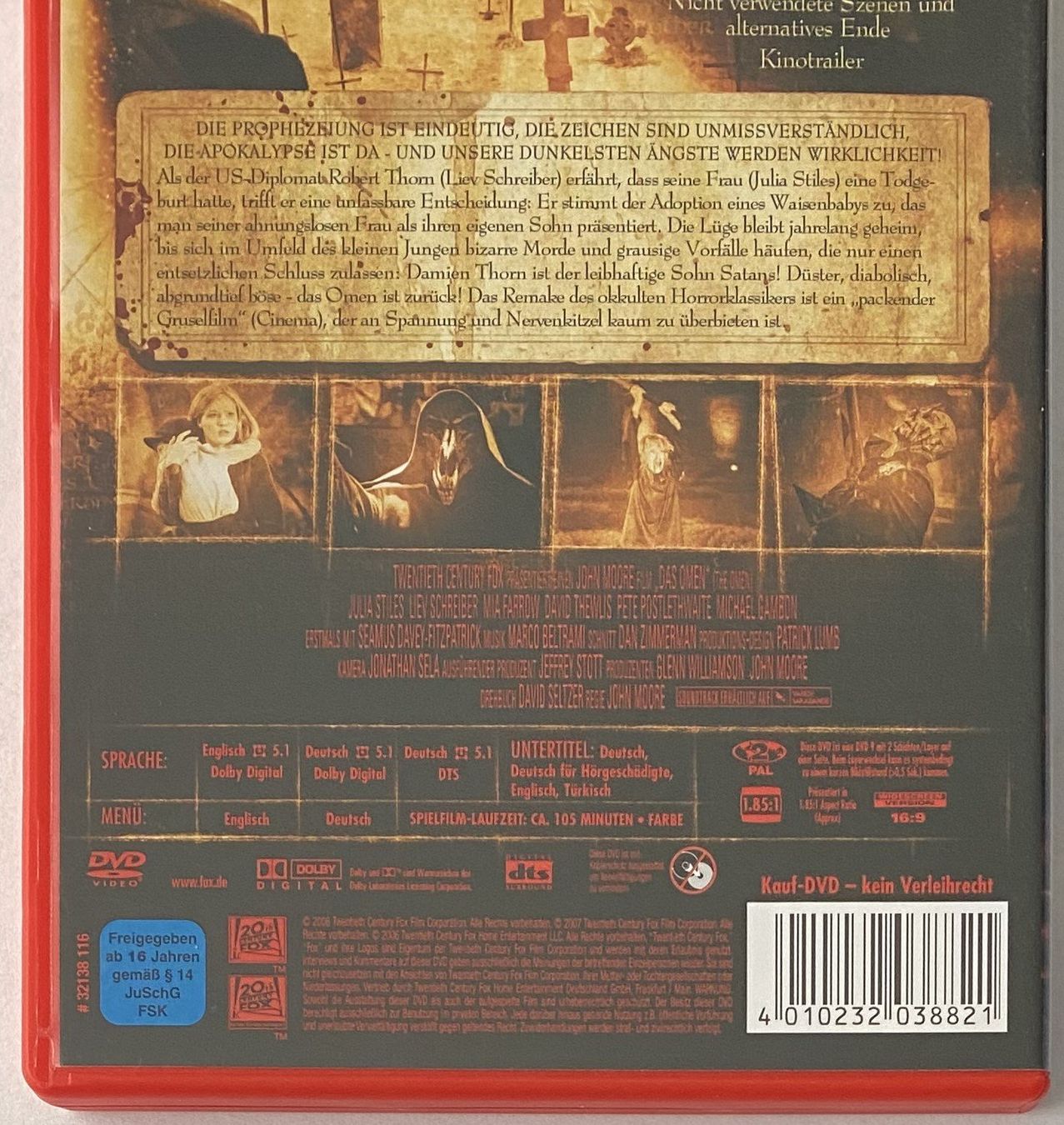 Alle DVDs: Das Omen (Versandkostenfrei) – Gebraucht aus Flums von Asquillo 2