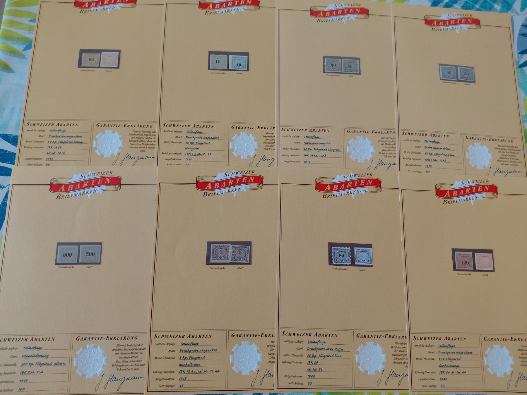Tous les timbres: Tolles Set Bahnpostm Abarten – D'occasion à Horw par Onurb008